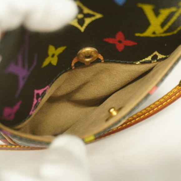 Louis Vuitton Monogram Rift Multicolor Shoulder Bag Black - Picture 7 of 15